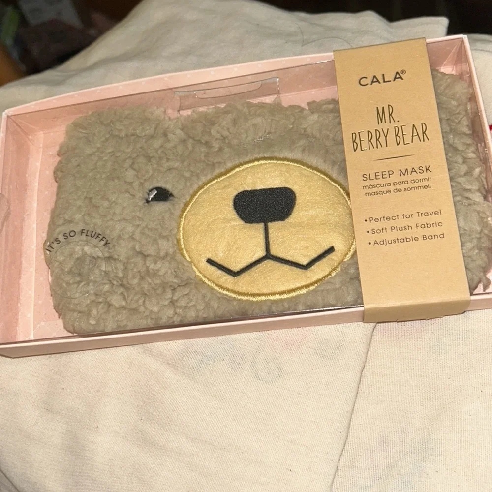 NWT Furry Bear face mask